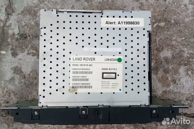 Автомагнитола Land Rover Ланд Ровер Автомагнитола Land Rover Ланд Ровер