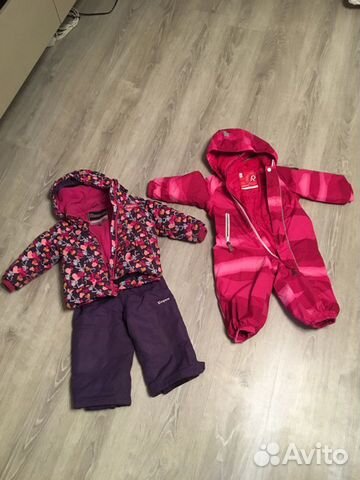 Костюм осенний, зимний для девочки от 1- 3 лет в и