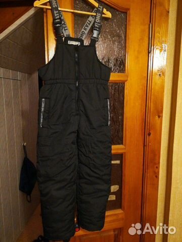 Полукомбинезон зимний, рост 122см
