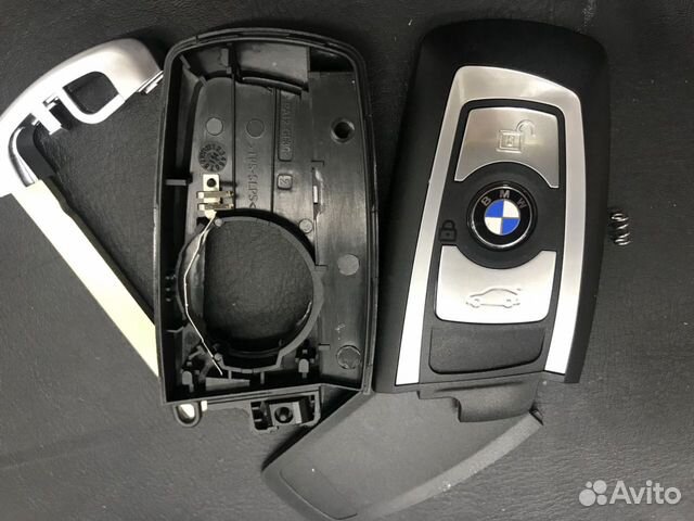 Корпус Ключа Bmw f серии три кнопки хром