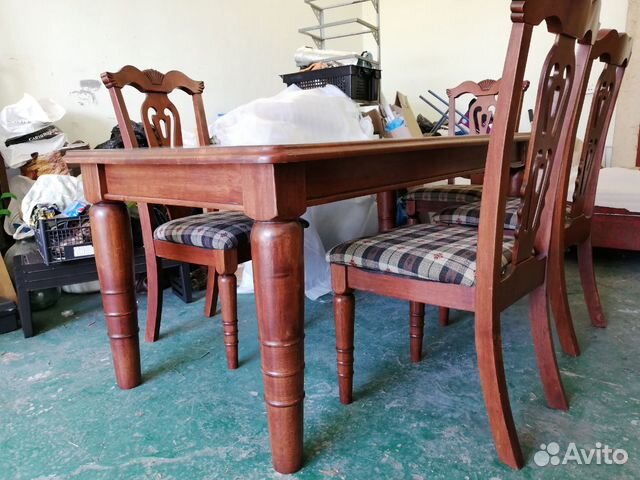 Обеденная группа для гостиной/ Стол и 6 стульев (п