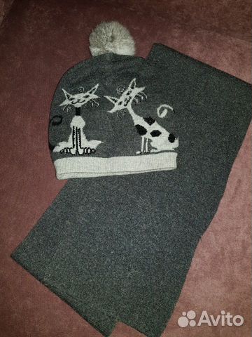 Комплект шапка и шарф