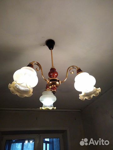 Люстра из 3х плафонов