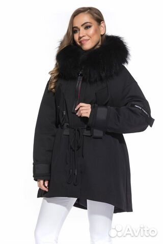 New Парка oversize с мехом Yimosis 1860 р.46 New Парка oversize с мехом Yimosis 1860 р.46