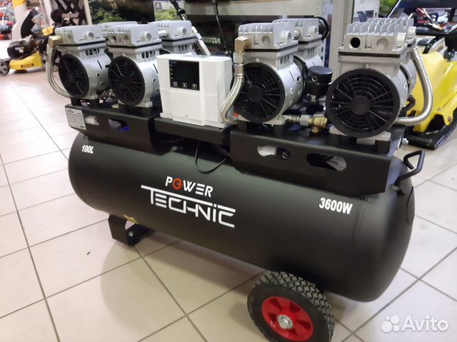 Компрессор Power Technic ACL 640/100 бесшумный