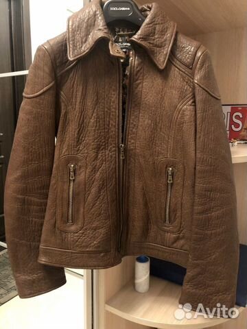D&G кожаная куртка оригинал