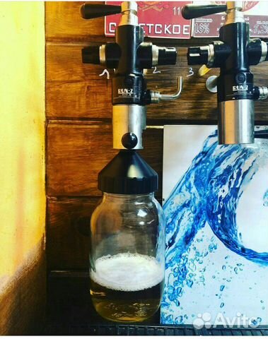 Переходник для розлива пива в стеклянные банки