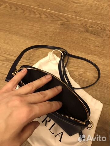 Сумка новая furla piper mini синяя