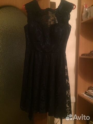 Синее Платье С Открытой Спиной