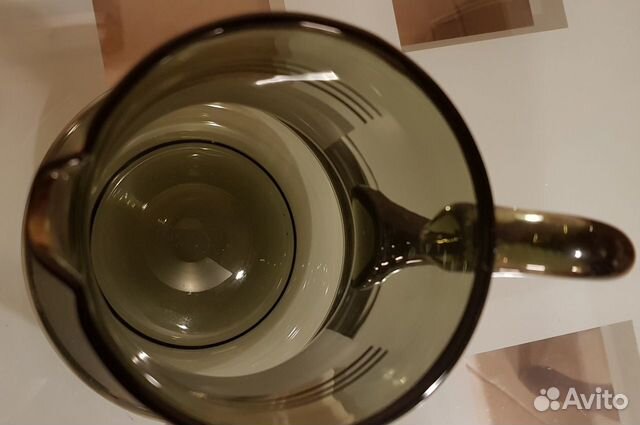 Кувшин для воды, богемское стекло