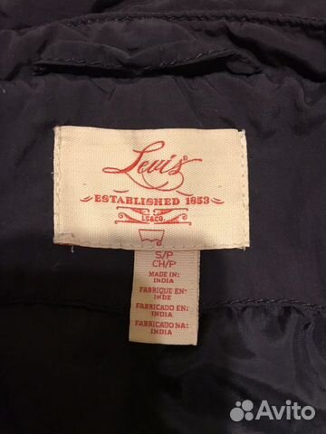 Утеплённый бомбер куртка пуховик Levi’s Утеплённый бомбер куртка пуховик Levi’s
