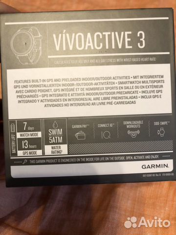 Смарт часы Garmin Vivoactive3