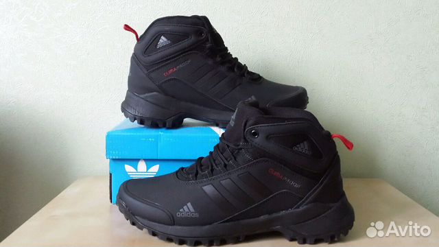 Кроссовки Adidas Climaproof Black, нат.шерсть