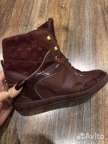 Louis Vuitton кеды Сникерсы ботильоны 36,5 оригина Louis Vuitton кеды Сникерсы ботильоны 36,5 оригина