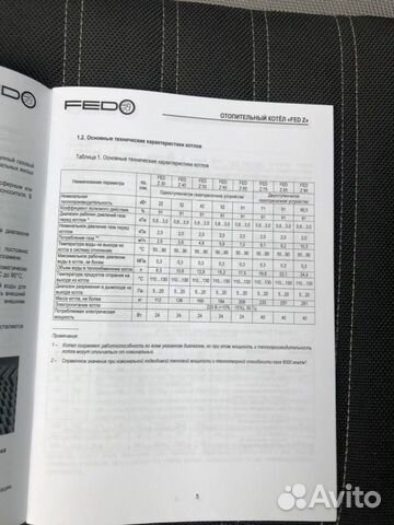 Газовый котел Fed z 65