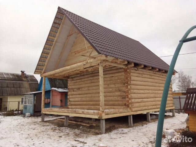 Срубы бань, домов