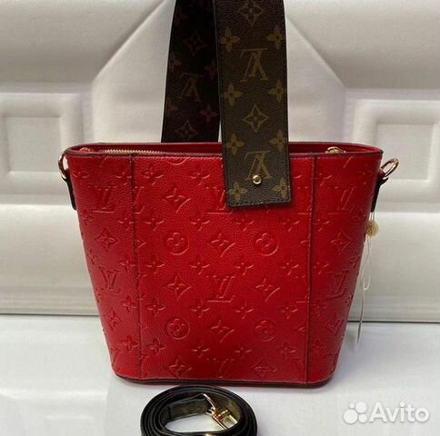 Новая женская сумка кожа бренд Louis Vuitton