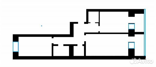 2-к квартира, 60 м², 5/9 эт.