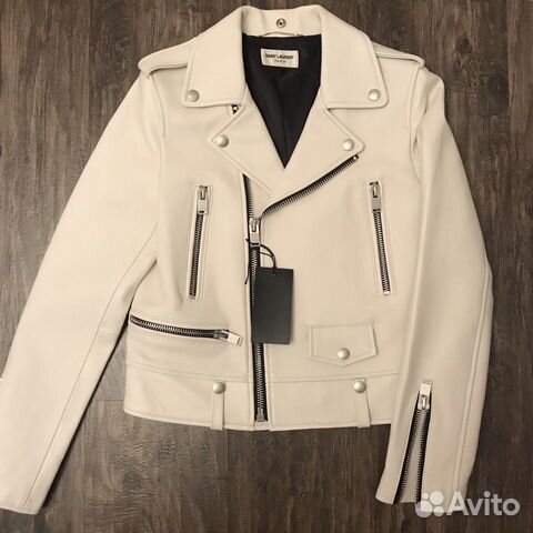 Куртка кожаная Saint Laurent