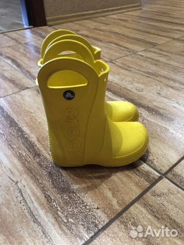 Сапоги резиновые crocs размер C10 Сапоги резиновые crocs размер C10