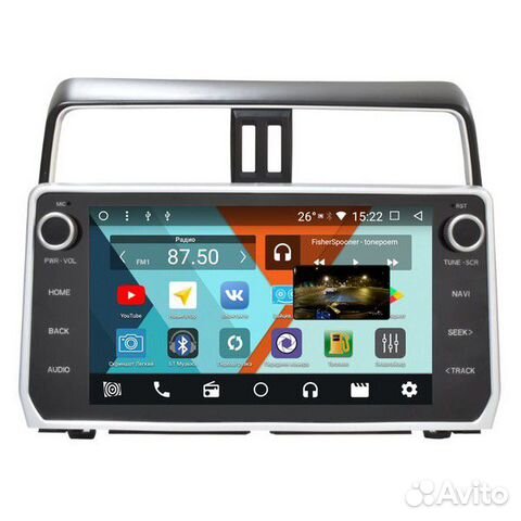 Штатная магнитола для Toyota Land Cruiser Prado150 Штатная магнитола для Toyota Land Cruiser Prado150