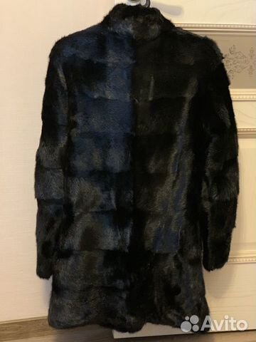 Норковая шуба, поперечка, XS (40-42), 90 см Норковая шуба, поперечка, XS (40-42), 90 см