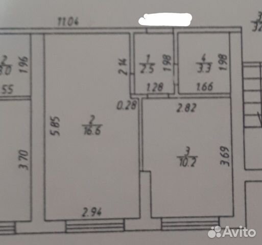 1-к квартира, 35 м², 4/8 эт.