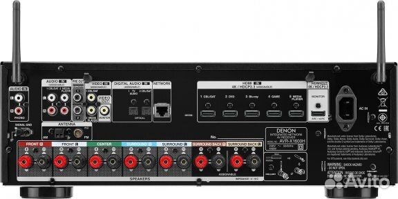 Denon AVR-X1600H 7.2-канальный AV-ресивер, черный