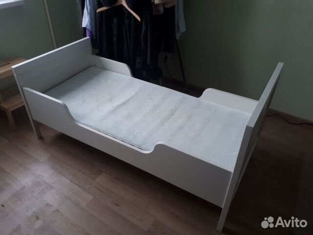 Детская кровать IKEA сундвик с матрасом