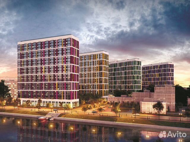 1-к квартира, 43.6 м², 18/22 эт. 1-к квартира, 43.6 м², 18/22 эт.