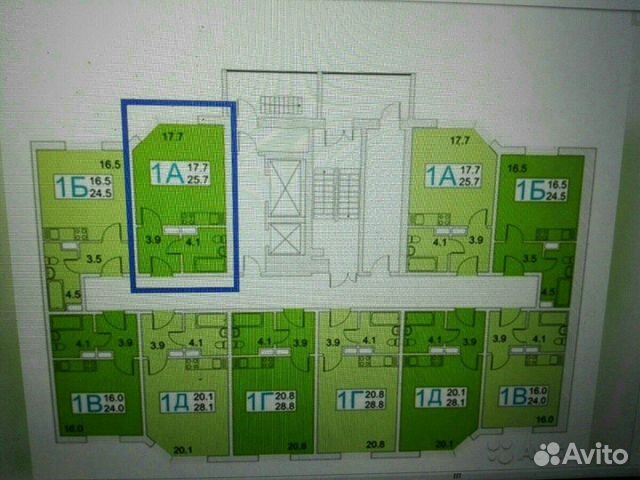Студия, 26 м², 2/17 эт.