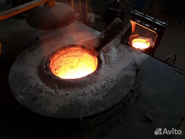 Индукционная плавильная печь объемом 500 кг