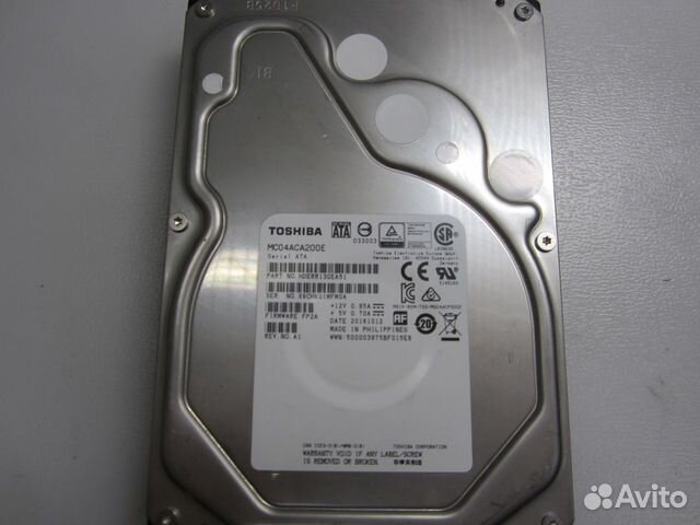 Жесткий диск 2Tb Toshiba MC04ACA200E Жесткий диск 2Tb Toshiba MC04ACA200E
