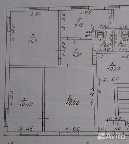 3-к квартира, 55 м², 1/2 эт. 3-к квартира, 55 м², 1/2 эт.