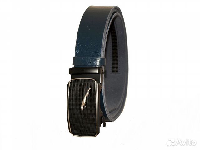 Ремень кожаный Пума пряжка-автомат Ремень кожаный Пума пряжка-автомат