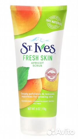 St. Ives, Абрикосовый скраб Fresh Skin, 170 г St. Ives, Абрикосовый скраб Fresh Skin, 170 г
