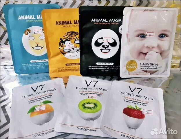 Маски для лица Animal Mask Маски для лица Animal Mask