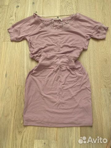 Платье трикотажное, новое. Нежно-лавандовое