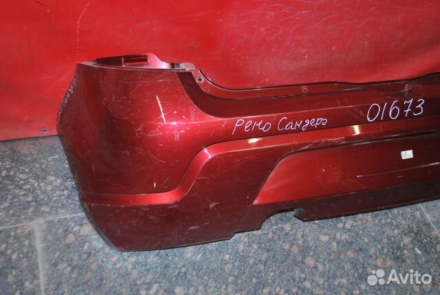 Бампер задний Рено Сандеро