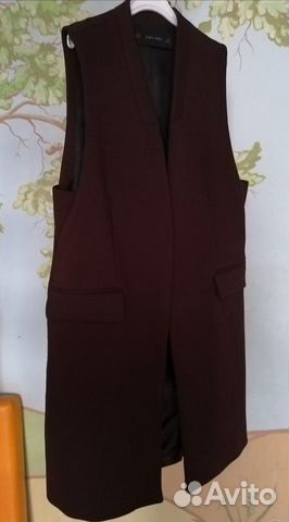 Жилет удлинённый Zara, М, бу Жилет удлинённый Zara, М, бу