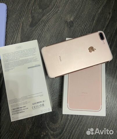 Телефон iPhone 7 Plus (7+) Rose Gold 128GB
