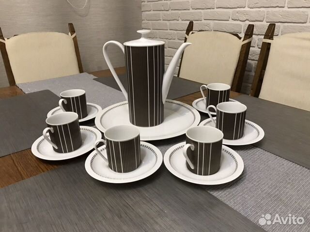 Сервиз кофейный немецкий фарфор Сервиз кофейный немецкий фарфор