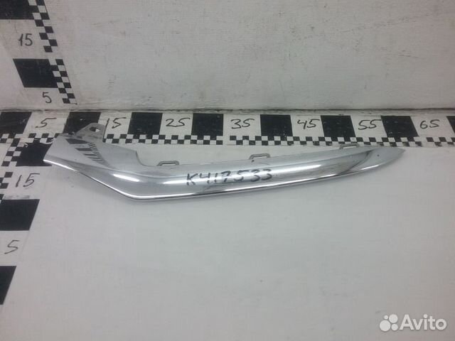 Накладка хром перед бампера лев Mercedes Benz E