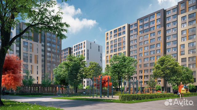 2-к квартира, 65.6 м², 2/13 эт.