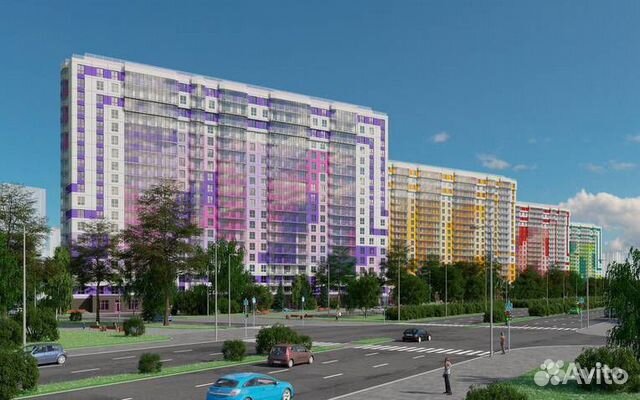 2-к квартира, 56.2 м², 12/19 эт.