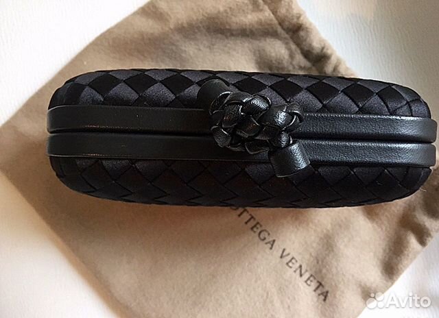 Сумка - клатч Bottega Veneta черного цвета (новая) Сумка - клатч Bottega Veneta черного цвета (новая)