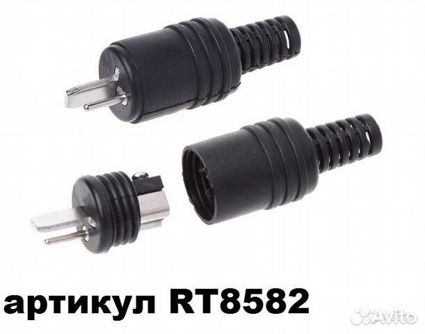 Штекер Точка-Тире для колонок, без пайки