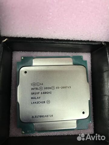 Процессор Intel Xeon E5-2697v3 14 core 2600MHz Процессор Intel Xeon E5-2697v3 14 core 2600MHz