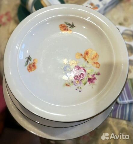 Столовый сервиз 6 персон 30 шт гдр Kahla GDR