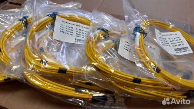 Патчкорд оптический LC/UPC-FC/UPC, duplex, 2 м